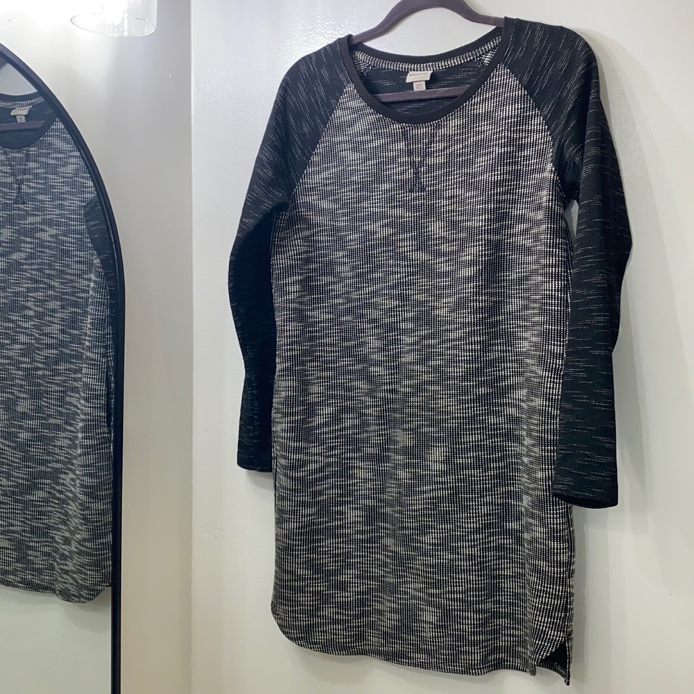 Black and Grey Dress